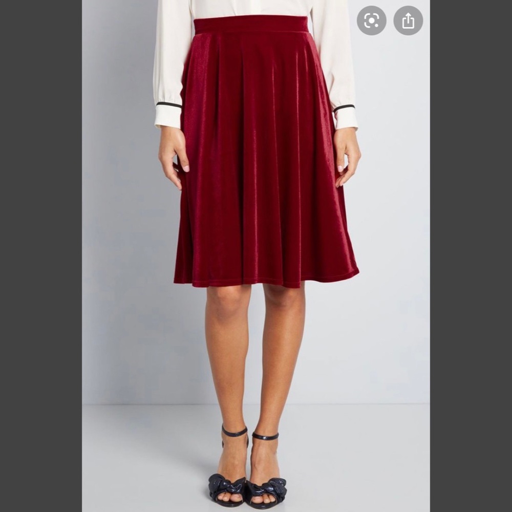 Red Modcloth Skirt
